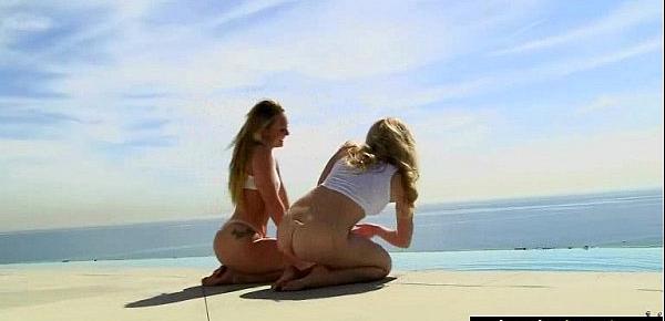  Teen Lesbians (Aj Applegate & Harley Jadehot) In Hot Sex Tape Licking And Kissing movie-03